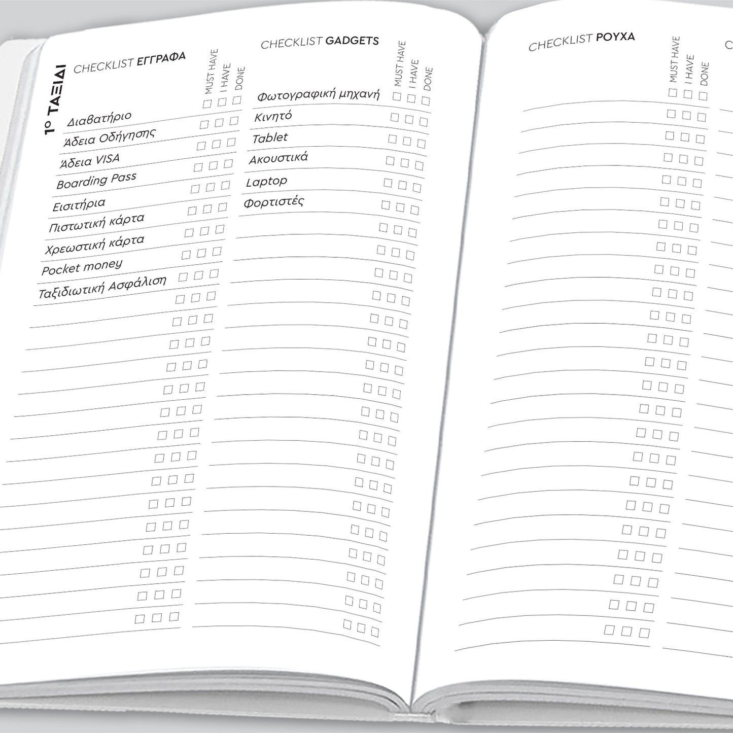Ταξιδεύοντας (Travel Planner) - moodbook